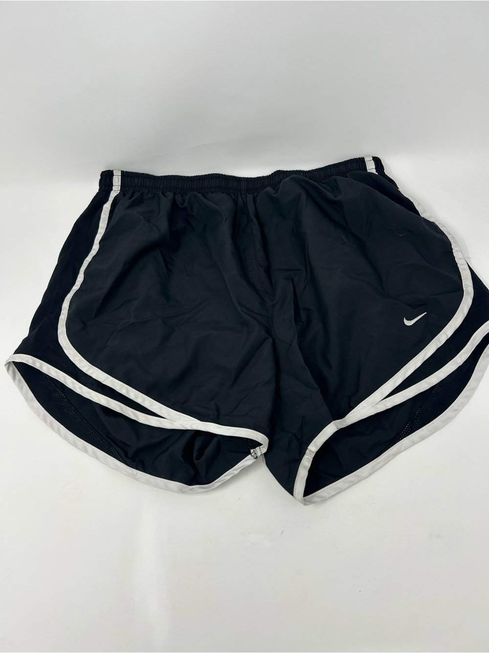 Nike Black Athletic Shorts with White Trim R18